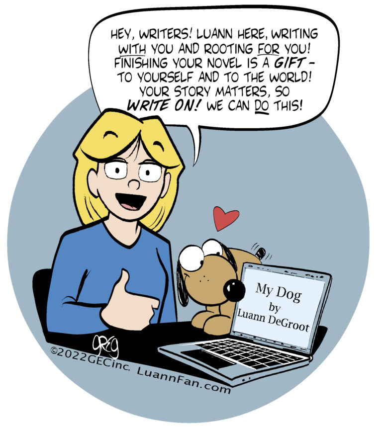logo for LUANN comic strip Featured Collection Luann the Writer