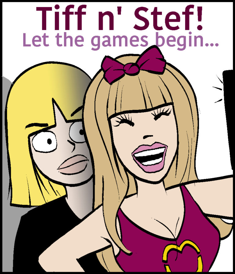 LUANN comic strip characters Tiffany and Stefani
