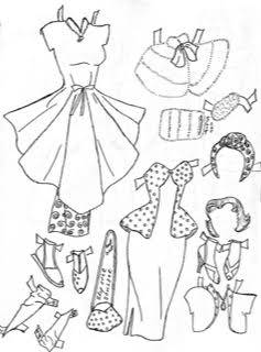 Fan art from 1995 fashion show in the LUANN comic strip
