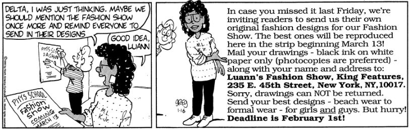 1995.01.15 Luann Comic