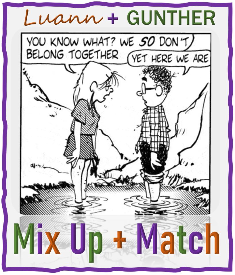 Luann and Gunther Mix Up and Match Logo