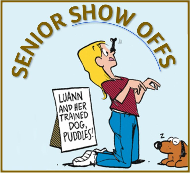 logo for LUANN comic strip Featured Collection Second Chance Friends Senior Show Offs