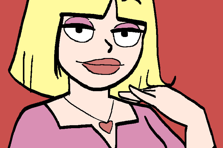 Headshot of LUANN comic strip character Tiffany