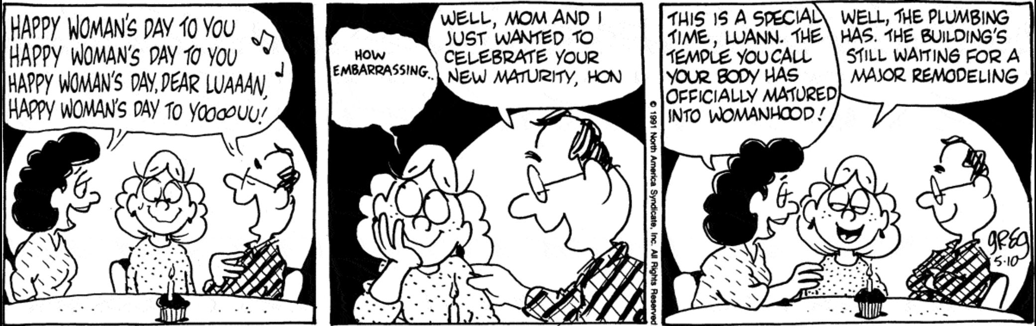 LUANN 1991.05.10 LUANN 1991.05.10 featured collection strip