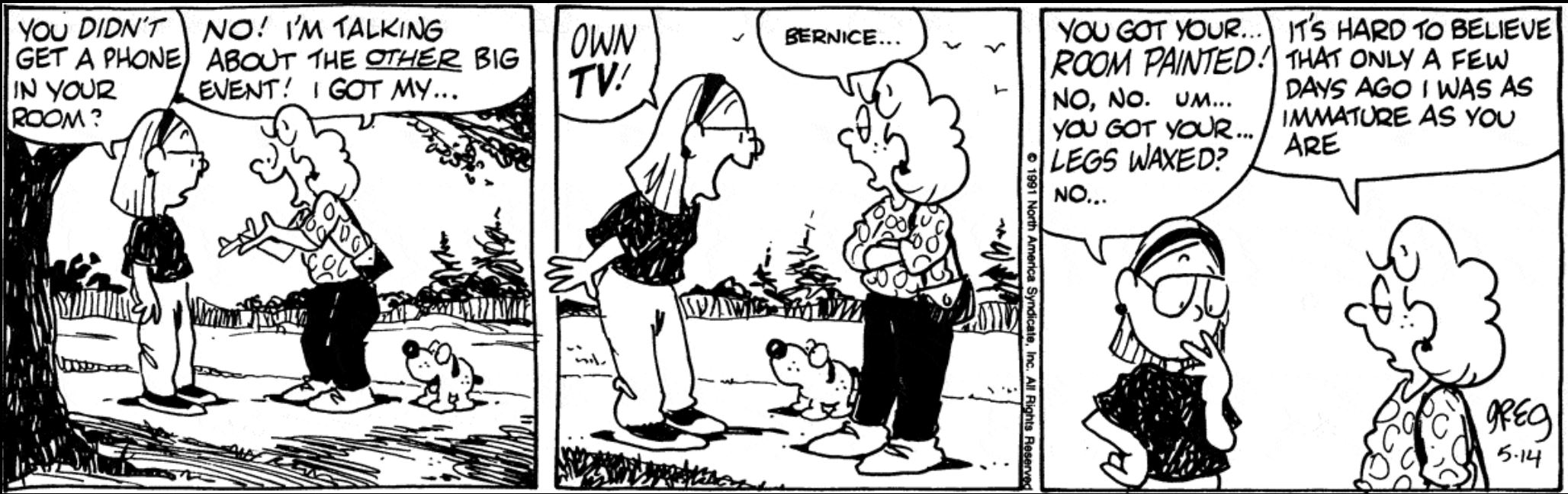 LUANN 1991.05.14 LUANN 1991.05.14 featured collection strip