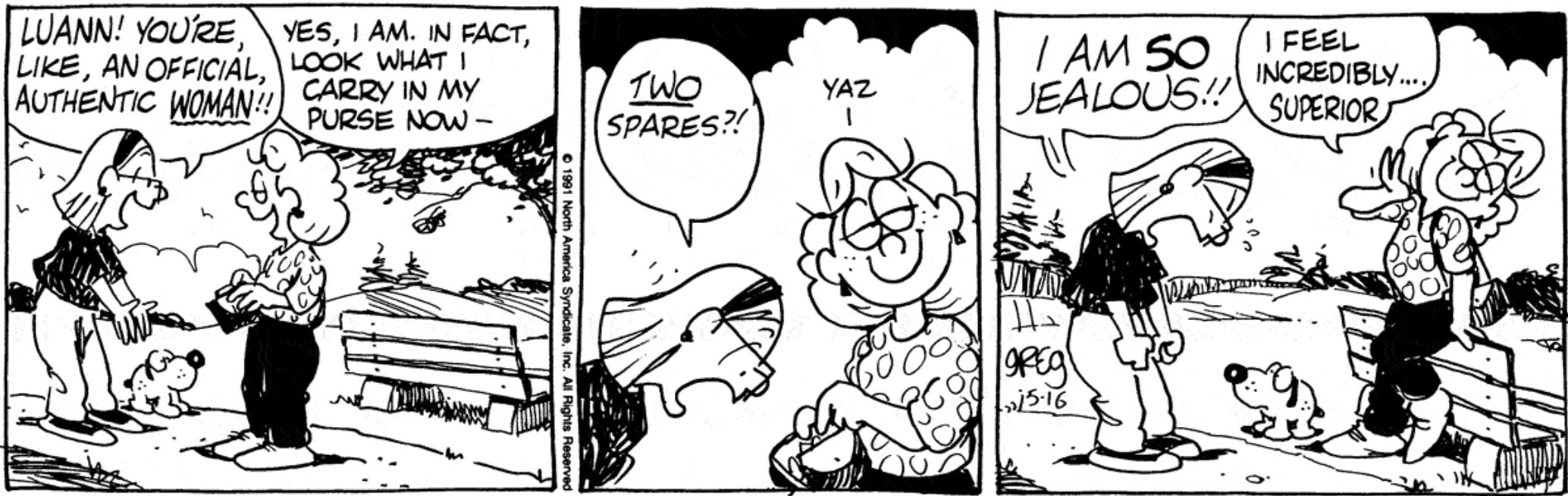 LUANN 1991.05.16 LUANN 1991.05.16 featured collection strip