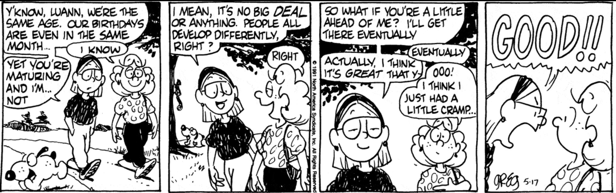 LUANN 1991.05.17 LUANN 1991.05.17 featured collection strip