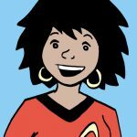 Headshot of LUANN comic strip character Bets Malone