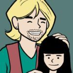Headshot of LUANN comic strip characters Jonah and Shannon